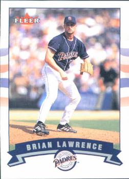 2002 Fleer #163 Brian Lawrence Front