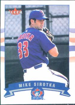 2002 Fleer #169 Mike Sirotka Front