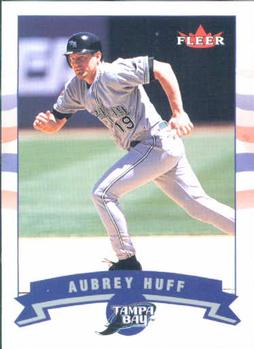 2002 Fleer #200 Aubrey Huff Front