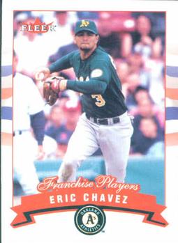 2002 Fleer #21 Eric Chavez Front