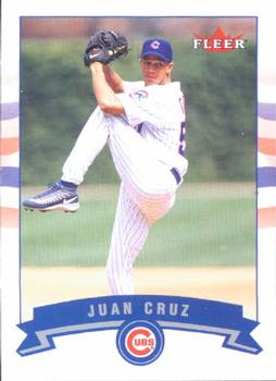 2002 Fleer #231 Juan Cruz Front