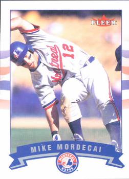 2002 Fleer #239 Mike Mordecai Front