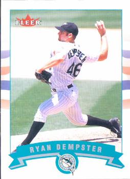 2002 Fleer #286 Ryan Dempster Front
