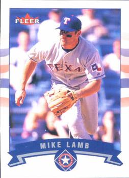 2002 Fleer #299 Mike Lamb Front