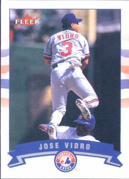 2002 Fleer #303 Jose Vidro Front