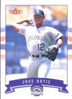 2002 Fleer #304 Jose Ortiz Front