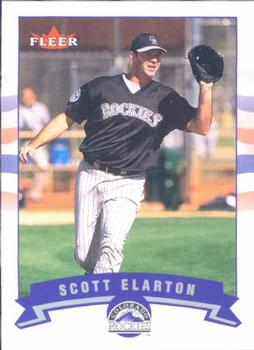 2002 Fleer #340 Scott Elarton Front