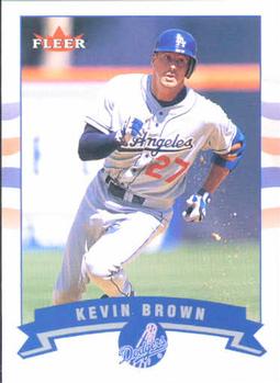 2002 Fleer #343 Kevin Brown Front