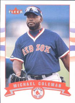 2002 Fleer #366 Michael Coleman Front