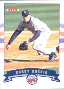 2002 Fleer #375 Corey Koskie Front