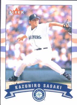 2002 Fleer #376 Kazuhiro Sasaki Front
