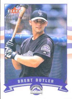 2002 Fleer #377 Brent Butler Front