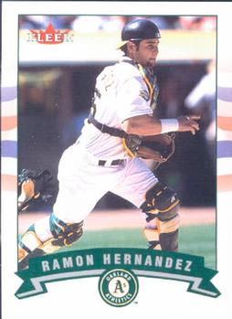 2002 Fleer #396 Ramon Hernandez Front