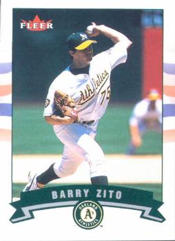 2002 Fleer #423 Barry Zito Front