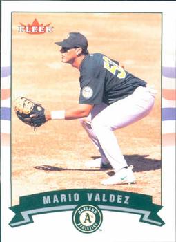 2002 Fleer #58 Mario Valdez Front