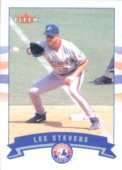 2002 Fleer #74 Lee Stevens Front