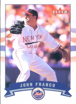 2002 Fleer #85 John Franco Front