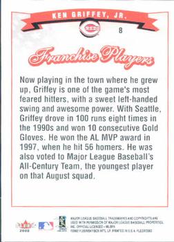 2002 Fleer #8 Ken Griffey, Jr. Back
