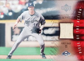 2003 Upper Deck - Piece of the Action #PA-RS Richie Sexson Front