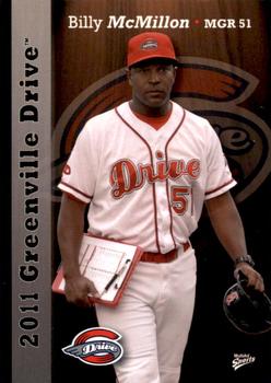 2011 MultiAd Greenville Drive #1 Billy McMillon Front