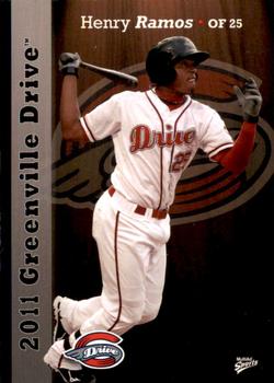 2011 MultiAd Greenville Drive #23 Henry Ramos Front