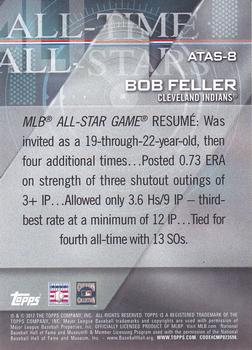 2017 Topps - All-Time All-Stars Blue #ATAS-8 Bob Feller Back