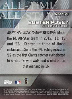 2017 Topps - All-Time All-Stars Blue #ATAS-9 Buster Posey Back