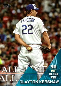 2017 Topps - All-Time All-Stars Blue #ATAS-27 Clayton Kershaw Front