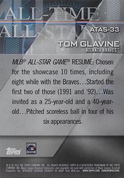 2017 Topps - All-Time All-Stars Blue #ATAS-33 Tom Glavine Back