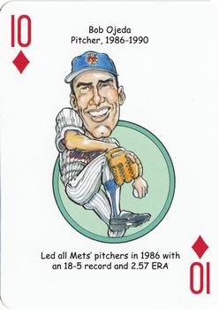 2013 Hero Decks New York Mets Baseball Heroes Playing Cards #10♦ Bob Ojeda Front