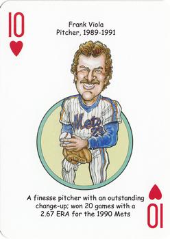 2013 Hero Decks New York Mets Baseball Heroes Playing Cards #10♥ Frank Viola Front