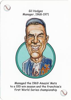 2013 Hero Decks New York Mets Baseball Heroes Playing Cards #NNO Gil Hodges Front