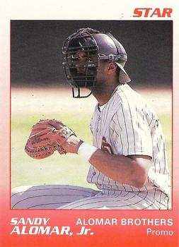 1989 Star Alomar Brothers #NNO Sandy Alomar Jr. Front