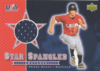 2003 Upper Deck - Star Spangled Swatches #SS-SC Shane Costa Front