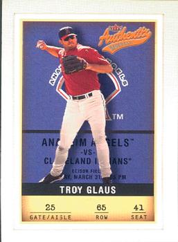 2002 Fleer Authentix #65 Troy Glaus Front