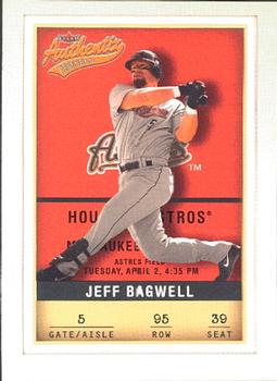 2002 Fleer Authentix #95 Jeff Bagwell Front