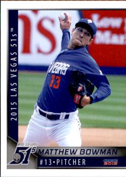 2015 Choice Las Vegas 51s #3 Matthew Bowman Front