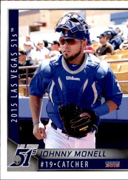 2015 Choice Las Vegas 51s #15 Johnny Monell Front
