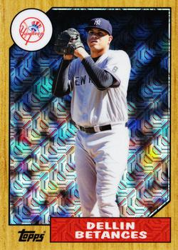 2017 Topps - 1987 Topps Baseball 30th Anniversary Chrome Silver Pack (Series Two) #87-DB Dellin Betances Front