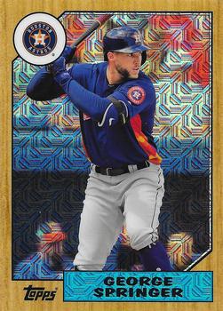 2017 Topps - Silver Pack (Series Two) #87-GS George Springer Front