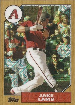 2017 Topps - 1987 Topps Baseball 30th Anniversary Chrome Silver Pack (Series Two) #87-JL Jake Lamb Front
