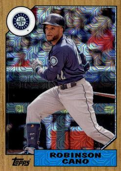 2017 Topps - 1987 Topps Baseball 30th Anniversary Chrome Silver Pack (Series Two) #87-RCA Robinson Cano Front