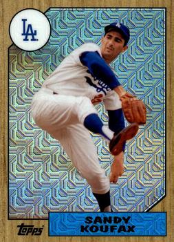 2017 Topps - 1987 Topps Baseball 30th Anniversary Chrome Silver Pack (Series Two) #87-SK Sandy Koufax Front