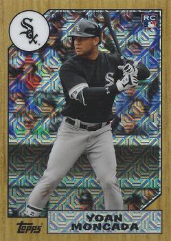 2017 Topps - 1987 Topps Baseball 30th Anniversary Chrome Silver Pack (Series Two) #87-YM Yoan Moncada Front