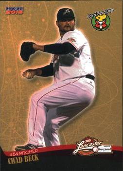 2015 Choice Lancaster Barnstormers #3 Chad Beck Front