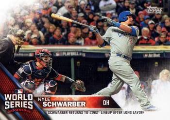 2016 Topps Chicago Cubs World Series Champions Blister Set #WS-1 Kyle Schwarber Front