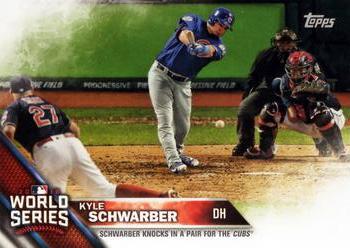 2016 Topps Chicago Cubs World Series Champions Blister Set #WS-3 Kyle Schwarber Front