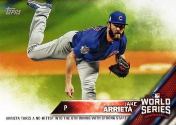 2016 Topps Chicago Cubs World Series Champions Blister Set #WS-4 Jake Arrieta Front