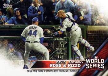 2016 Topps Chicago Cubs World Series Champions Blister Set #WS-7 David Ross / Anthony Rizzo Front