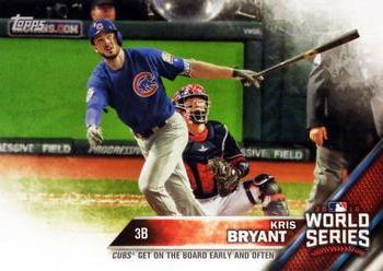 2016 Topps Chicago Cubs World Series Champions Blister Set #WS-10 Kris Bryant Front